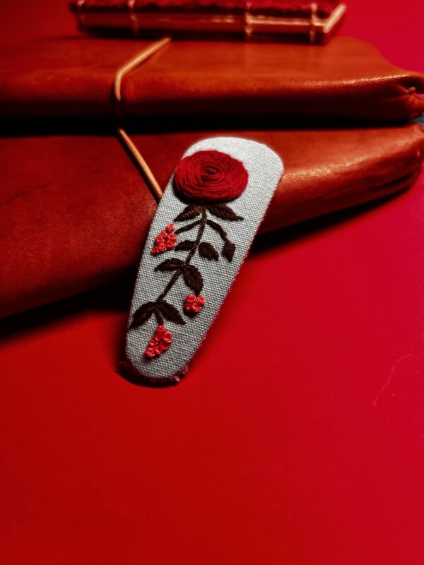 Embroidery Hair Clip