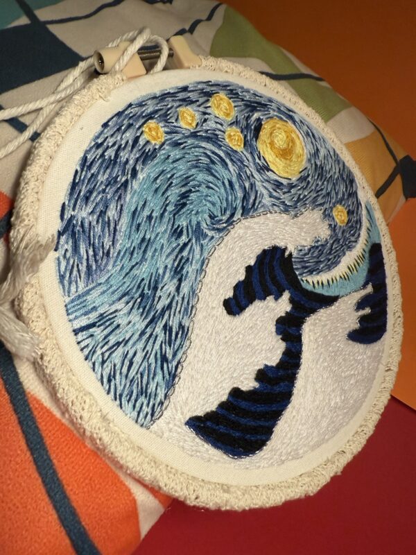 تطريز يدوي لوحة فان كرخ